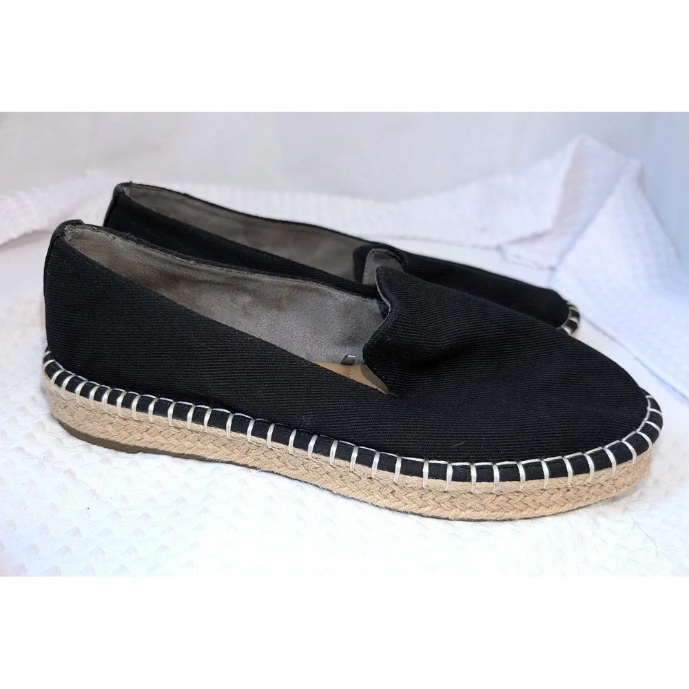 Joie Cara Espadrille Slip On Shoes in Black